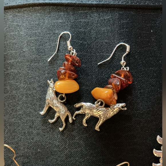 Silver Toned Women's Earring Bundle - Picture 3 of 8